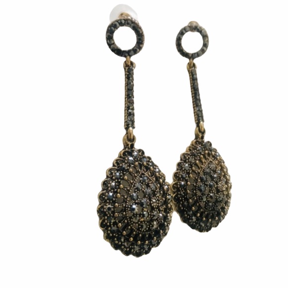 Pretty iridescent dangling earrings - Picture 3 of 6